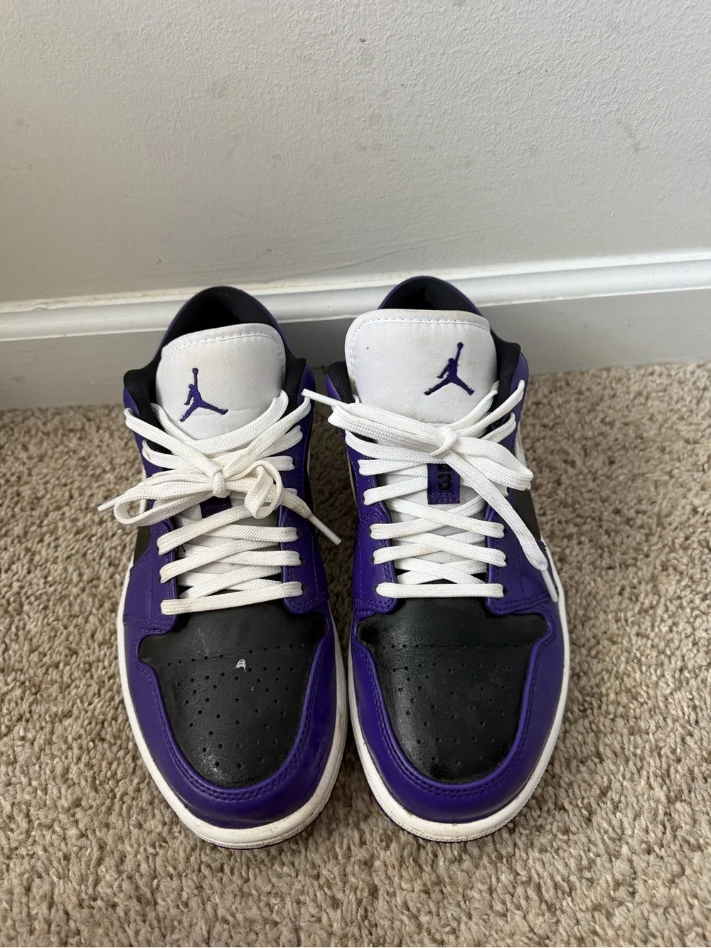 Low Top Sneakers in Purple/Black - Men/Women